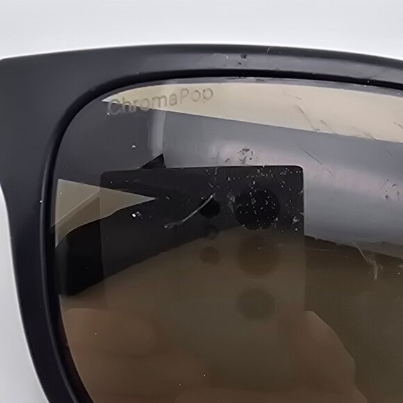 Smith Optics Lowdown Matte Black Frame Polarized CP Brown Lens Sunglasses 56mm - Picture 15 of 16